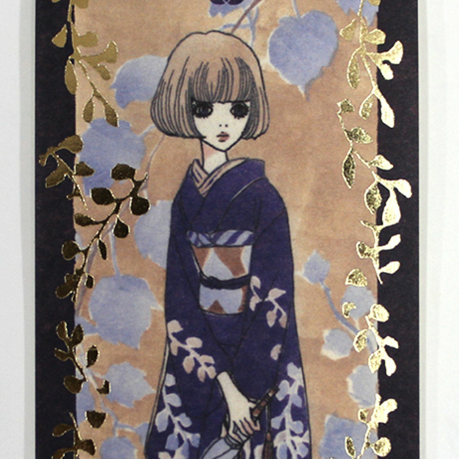 限定　安野モヨコ　shuuemura　コラボ　ケース付き筆セット　原作イラスト 安野モヨコ キモノガール一筆箋 I | コルクショップ