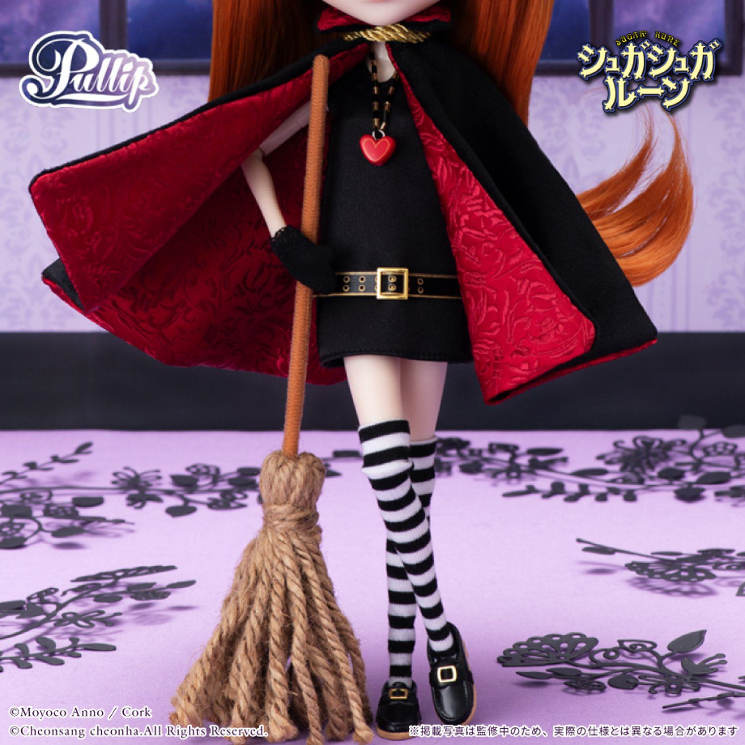 シュガシュガルーン エクル ストラップ コンプリートセット 安野モヨコ シュガシュガルーン×Pullip バニラ 1/6サイズ ファッション