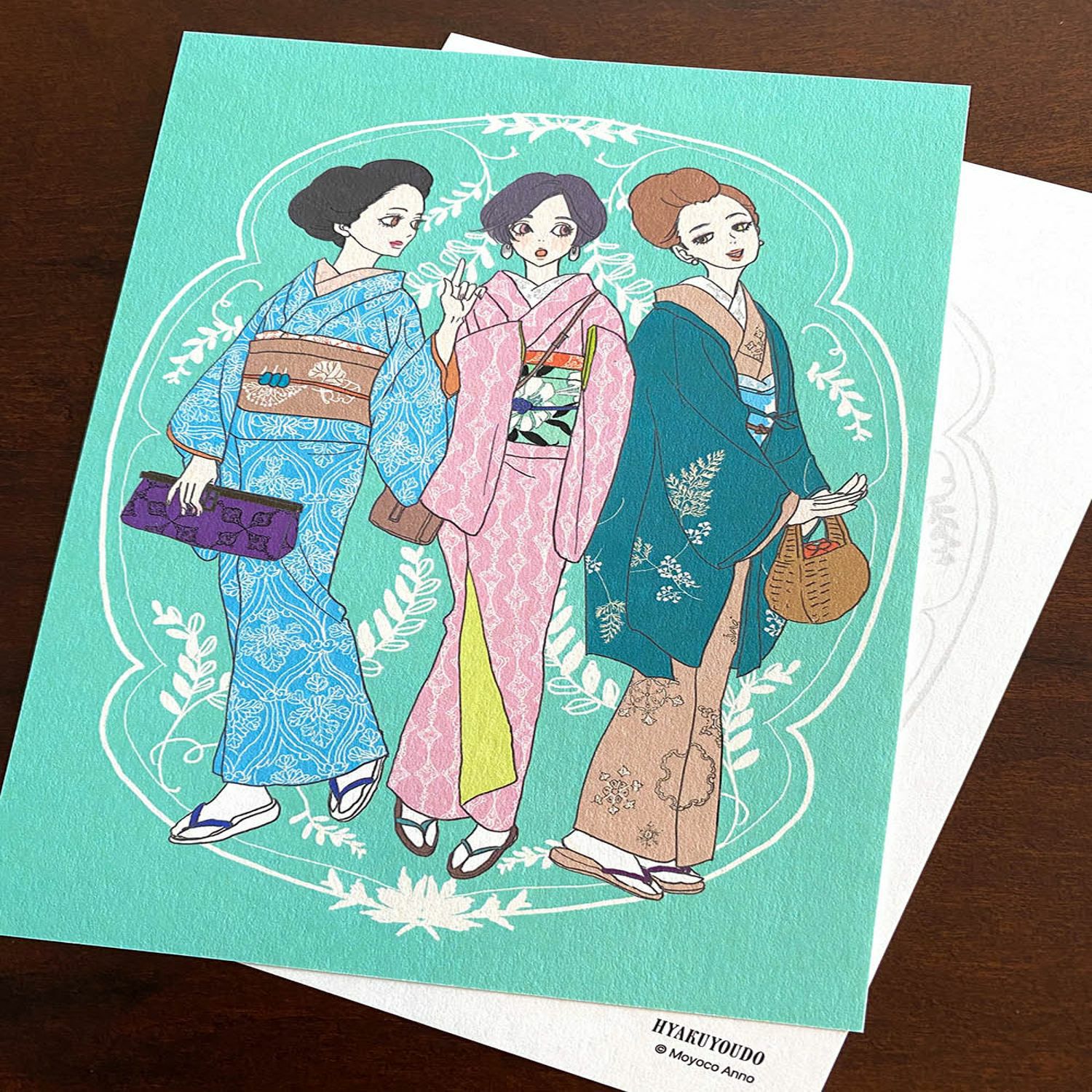 【美品】安野モヨコ 百葉堂 クラッチバッグ 百葉堂｜安野モヨコの着物