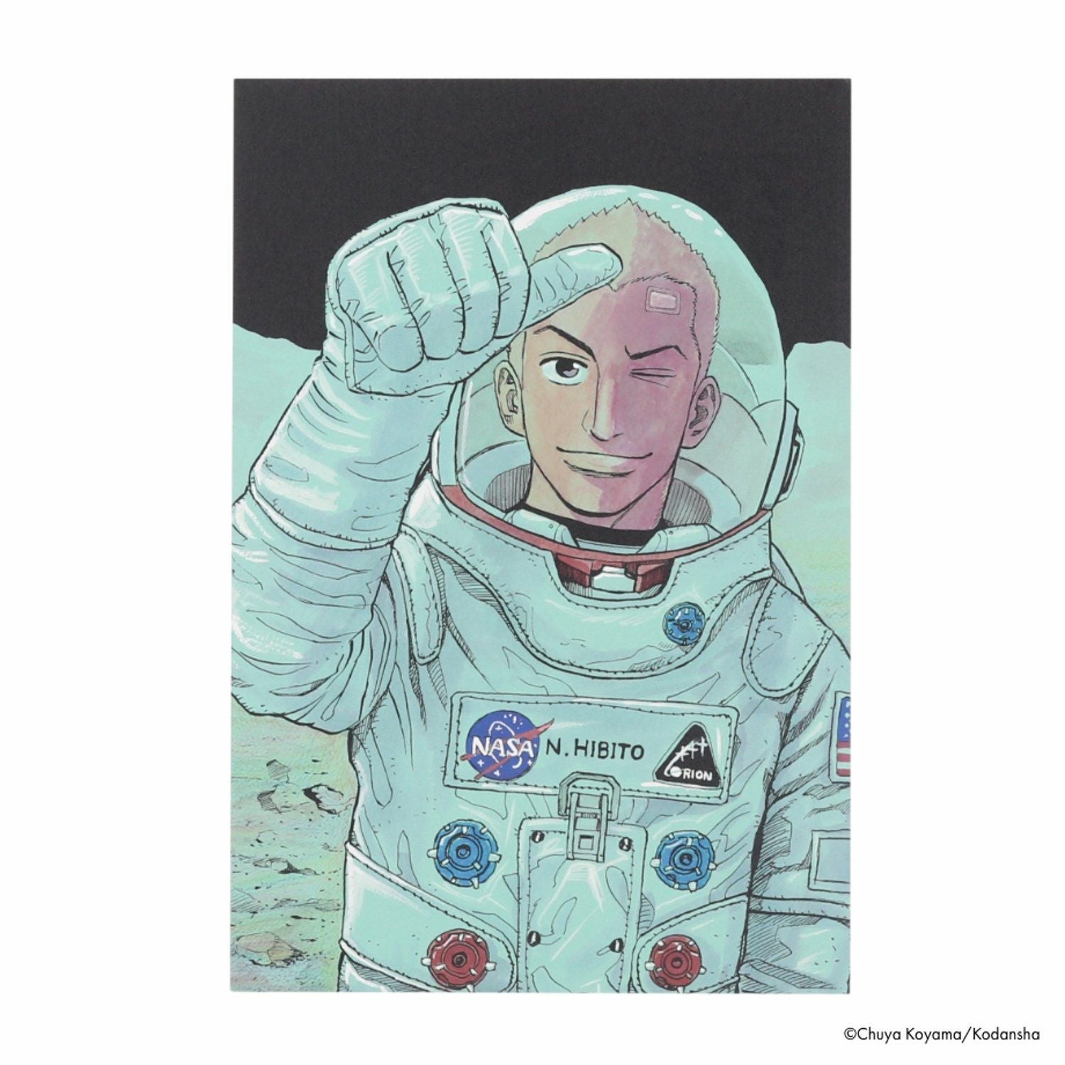 宇宙兄弟　ミストグラフ　1巻表紙ver. アポ　キーホルダー　ポストカード 宇宙兄弟 缶入りポストカード (10枚)セット | コルクショップ