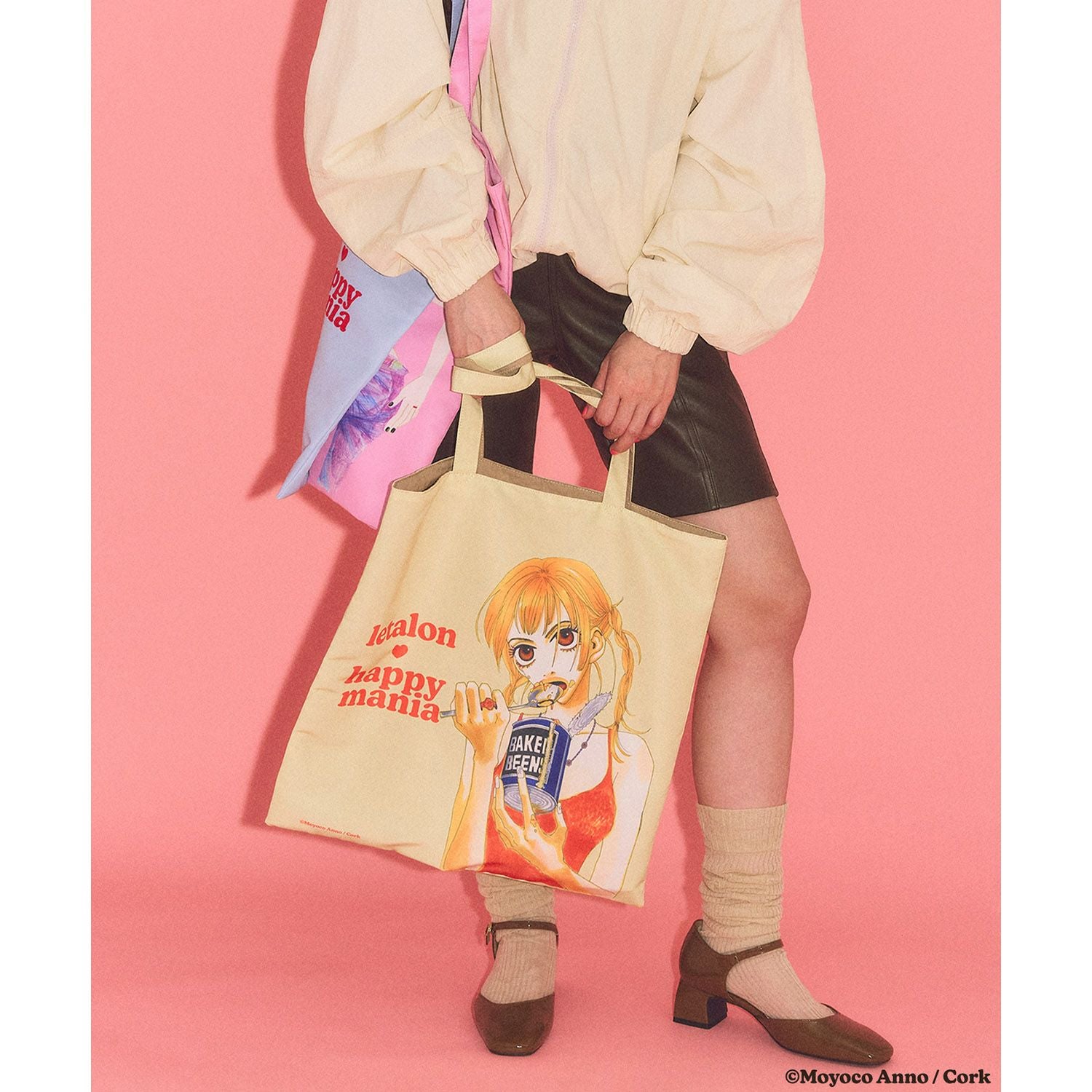 安野モヨコ LE TALON×HAPPY MANIA リバーシブルトート | コルクショップ