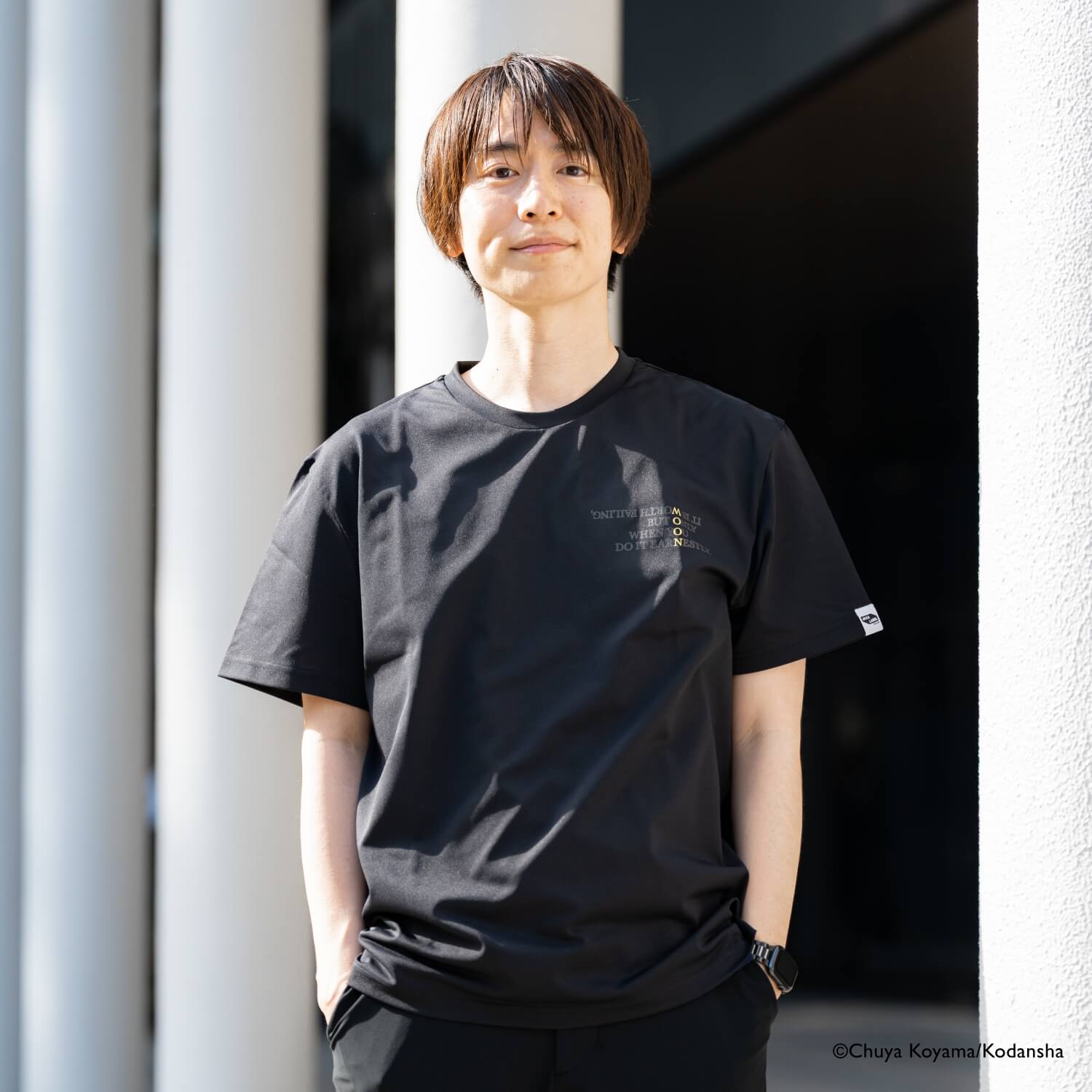 宇宙兄弟【MOONWORKER Tシャツ2026】MOONロゴ -本気の失敗には価値が