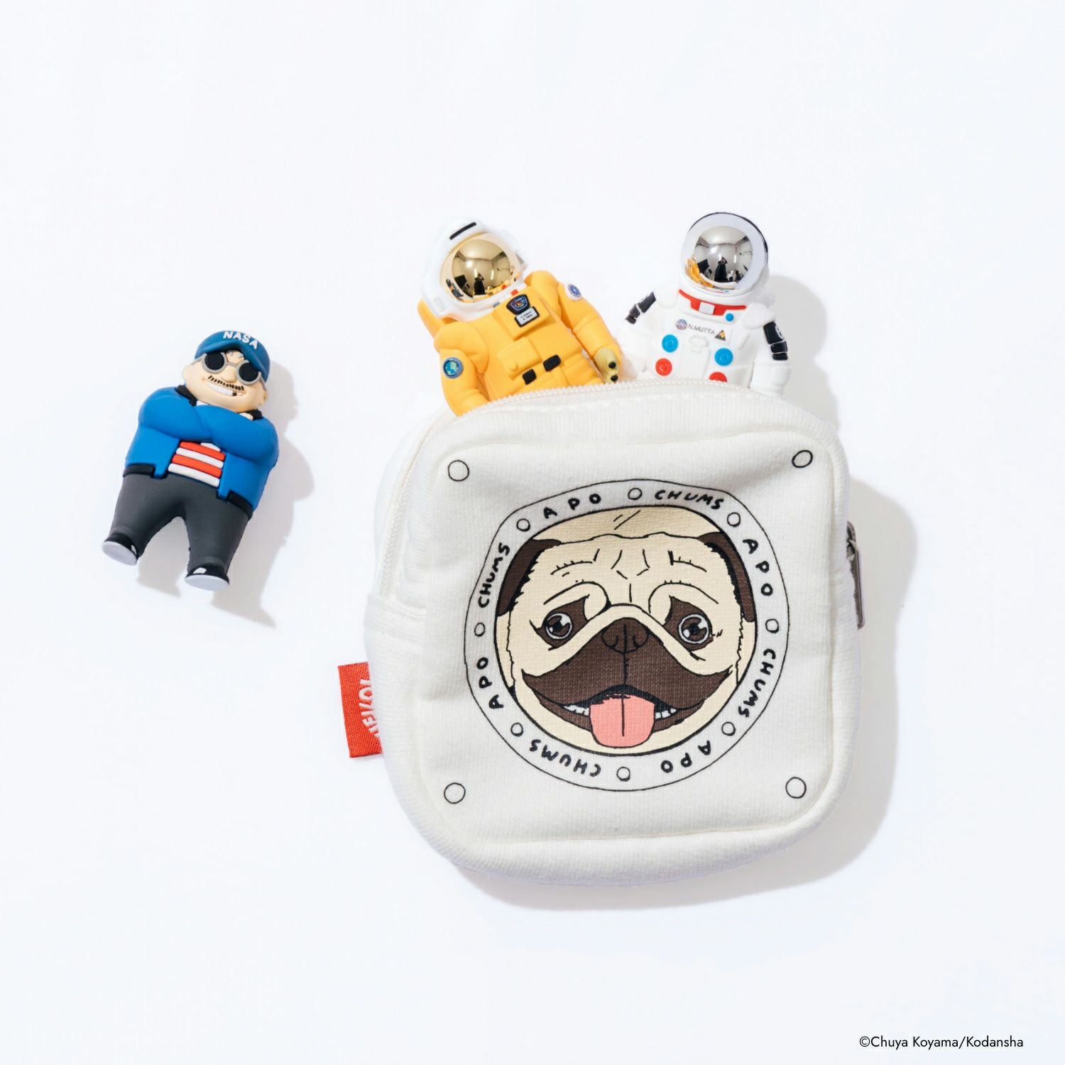CHUMS×宇宙兄弟 Square Pouch | コルクショップ