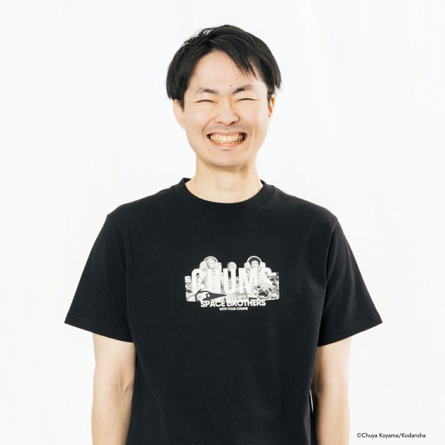 Space brothers 宇宙兄弟 t シャツ 限定 CHUMS 宇宙兄弟 SBWYC T-Shirt