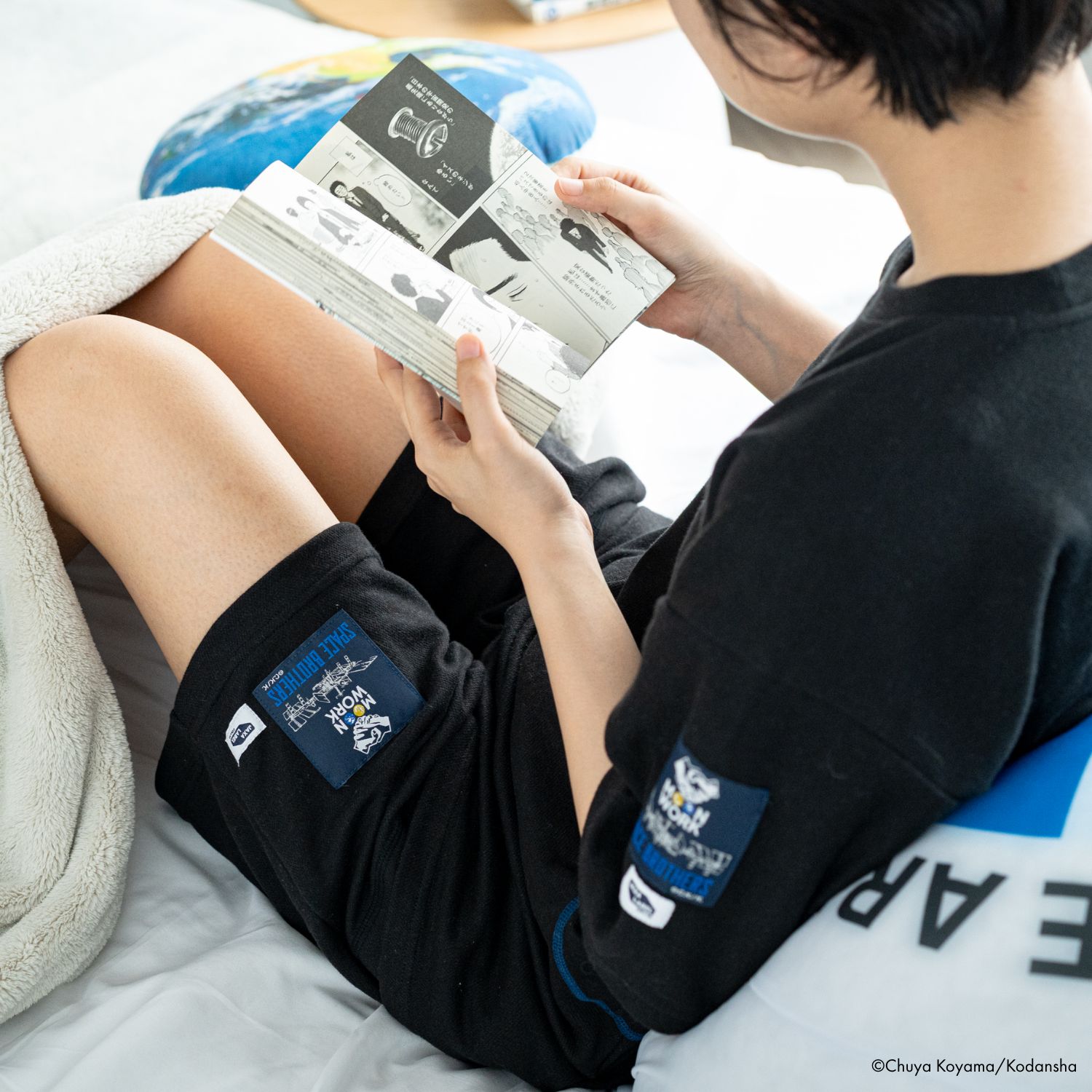 宇宙兄弟【MOONWORKシリーズ】スペースドライウエア ハーフパンツ