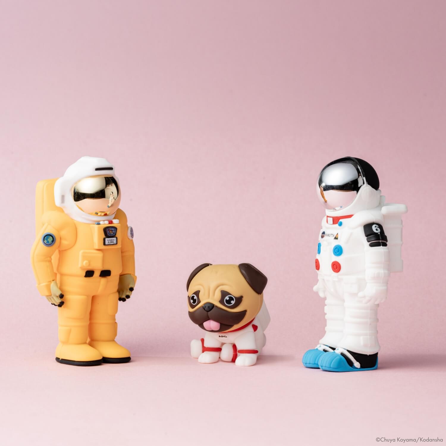宇宙兄弟 アストロポケットフィギュア ムッタ&ヒビト&ヤンじい