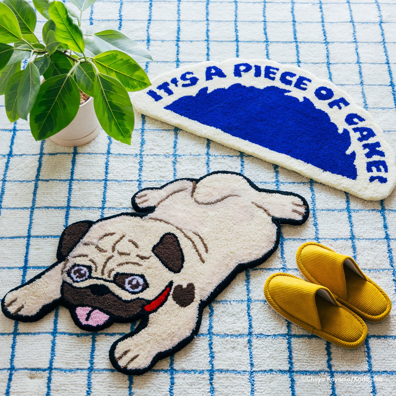 宇宙兄弟 MIYOSHI RUG別注 MOJA＆APO RUG SET | コルクショップ